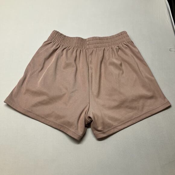 KLASSY NETWORK Elastic Waist Pull On Active Shorts 3.5" Size S Blush Pink - Picture 9 of 10